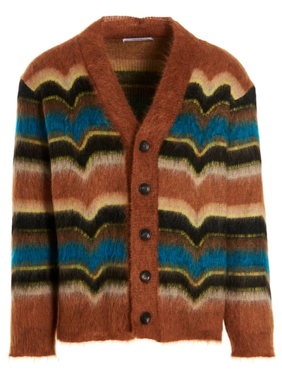 Shop Avril8790 'skateboard' Cardigan In Multicolor