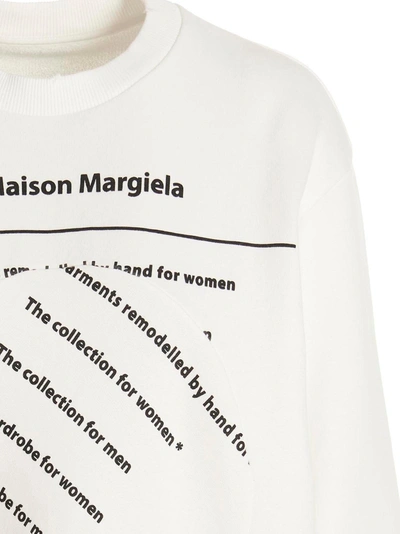 Shop Mm6 Maison Margiela Printed Sweatshirt