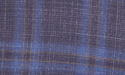 Shop Hickey Freeman Heritage Gold Plaid Wool Blend Sport Coat In Navy