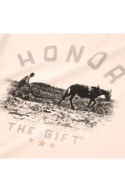 Shop Honor The Gift Sharecropper Oversize Graphic T-shirt In Bone