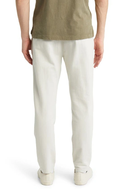 Shop Buck Mason Brushed Loopback Trousers In Natural