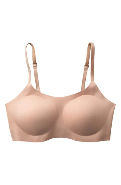 Shop Eby Support Bralette In Beige