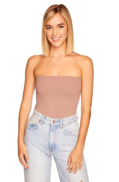 Susana Monaco Strapless Tube Top In Coco