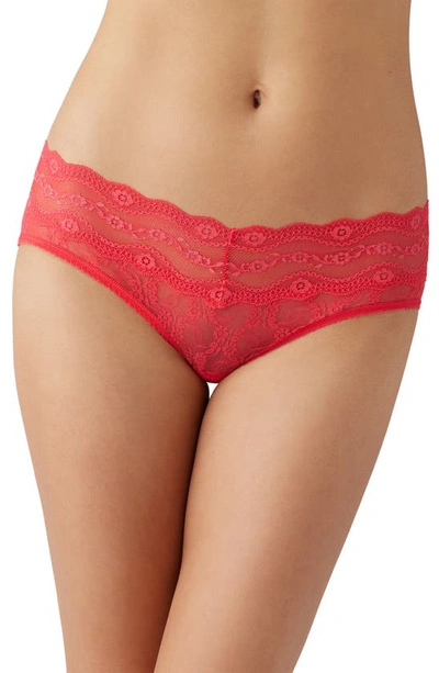 Shop B.tempt'd By Wacoal 'lace Kiss' Hipster Briefs In Hibiscus