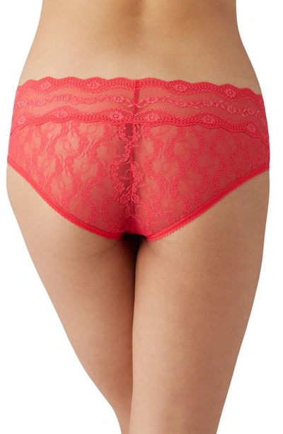 Shop B.tempt'd By Wacoal 'lace Kiss' Hipster Briefs In Hibiscus