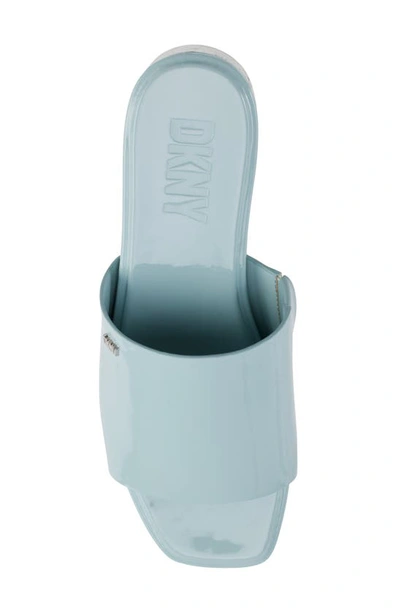 Dkny Women's Adalira Slip-on Platform Wedge Slide Sandals In Sage