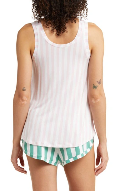 Shop Honeydew Intimates Good Times Short Pajamas In Inhale Stripe
