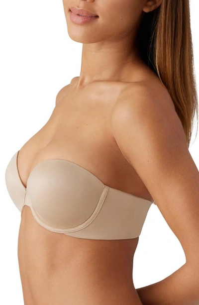 B.tempt'd By Wacoal Future Foundation Underwire Strapless Push-up Bra In Au Natural
