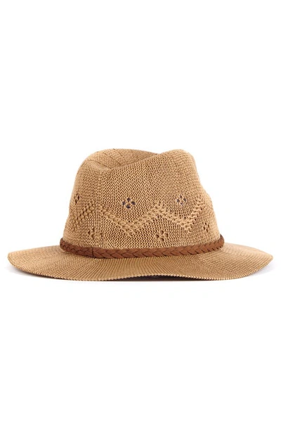 Shop Barbour Flowerdale Trilby Hat In Trench