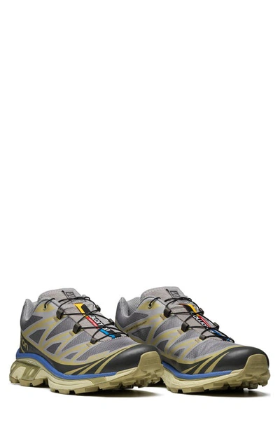Shop Salomon Gender Inclusive Xt-6 Sneaker In Gull/ Granada Sky/ Gray Green