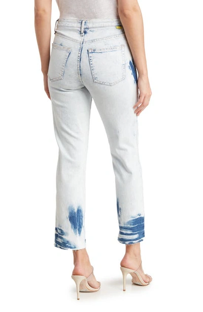 Shop Circus Ny Bleached Staight Leg Jeans In Ice Blue