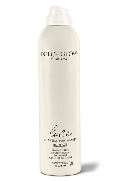 Shop Dolce Glow By Isabel Alysa Luce Clear Self-tanning Mist, 6.4 oz In Light To Medium