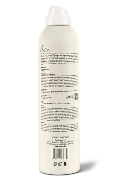 Shop Dolce Glow By Isabel Alysa Luce Clear Self-tanning Mist, 6.4 oz In Light To Medium