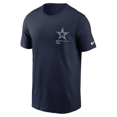 Shop Nike Navy Dallas Cowboys Team Incline T-shirt
