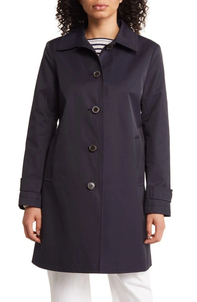 Shop Lauren Ralph Lauren Raincoat In Dk Navy