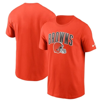 Shop Nike Orange Cleveland Browns Team Athletic T-shirt