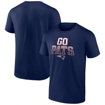 Shop Fanatics Branded Navy New England Patriots Big & Tall Go Pats Statement T-shirt