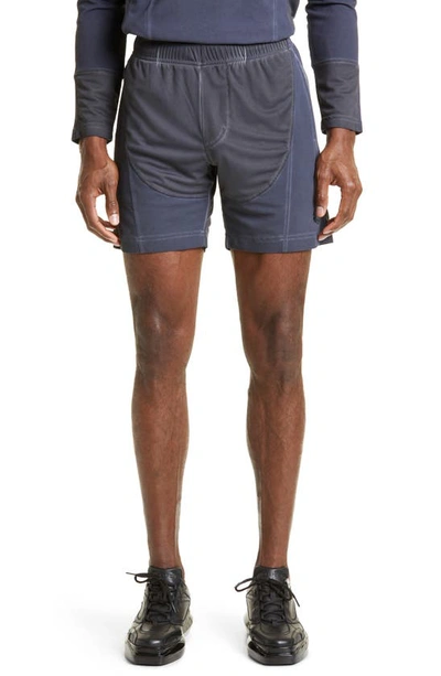 Shop Alyx Pitch Garment Dyed Shorts In Black / Washed Black