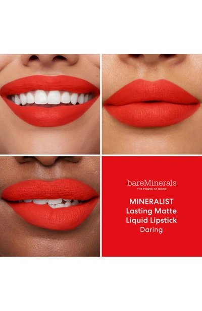 Bareminerals Mineralist Lasting Matte Liquid Lipstick In Daring