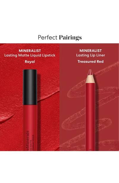 Shop Bareminerals Mineralist Lasting Matte Liquid Lipstick In Royal