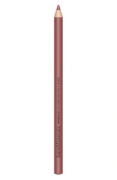 Shop Bareminerals Mineralist Lasting Lip Liner In Cherished Rose