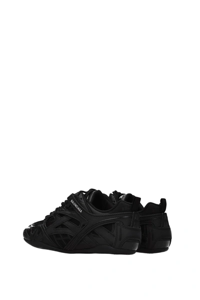Shop Balenciaga Sneakers Fabric Black