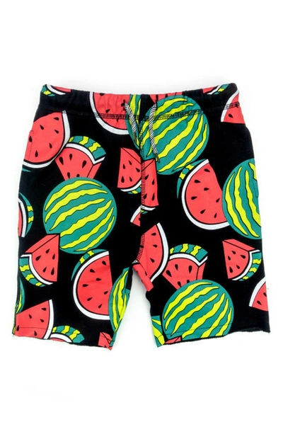 Shop Appaman Kids' Camp Drawstring Shorts In Watermelon