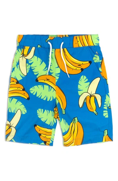 Shop Appaman Kids' Resort Drawstring Shorts In Bananas