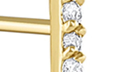 Shop Set & Stones Cairo Diamond Stud Earrings In Yellow Gold