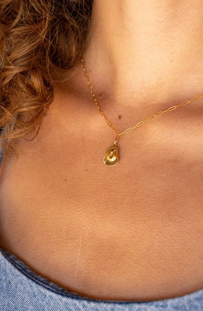 Shop Set & Stones Stetson Pendant Necklace In Gold