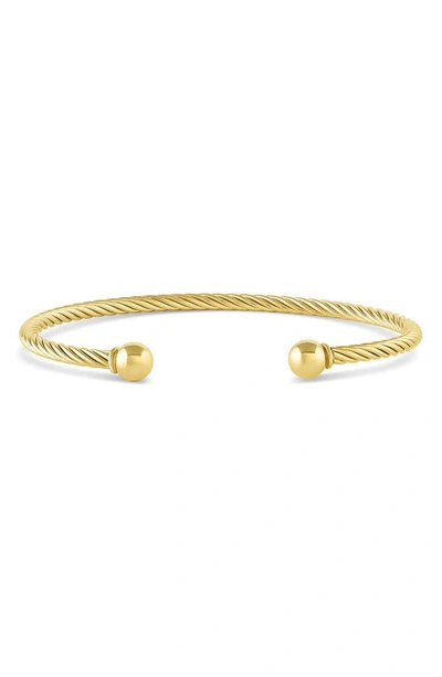 Shop Set & Stones Cuff Bracelet In Gold