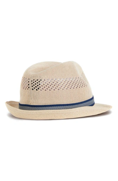 Shop Barbour Craster Trilby Hat In Ecru