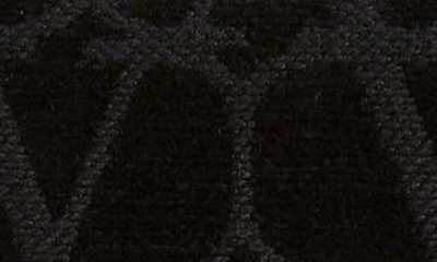 Shop Valentino Mini Locò Vlogo Monogram Toile Canvas Crossbody Bag In 0no - Black