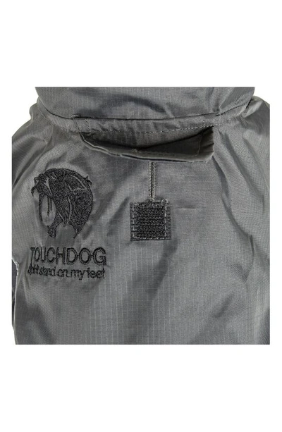 Shop Petkit Touchdog Subzero-storm Waterproof 3m Reflective Dog Coat In Black
