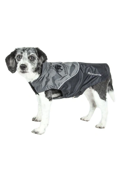 Shop Petkit Touchdog Subzero-storm Waterproof 3m Reflective Dog Coat In Black