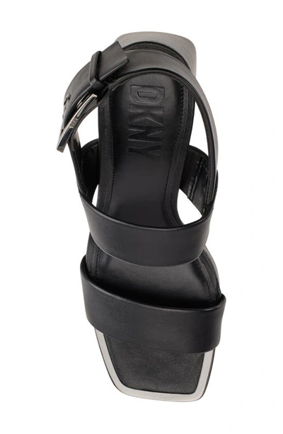 Dkny Bibiana Slingback Platform Sandal In Black
