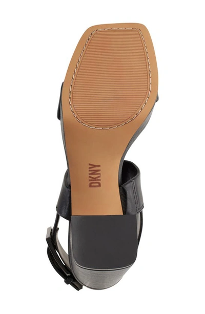 Dkny Bibiana Slingback Platform Sandal In Black