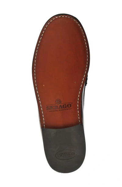 Sebago Dan Casual Lug-sole Penny Loafers In Brown