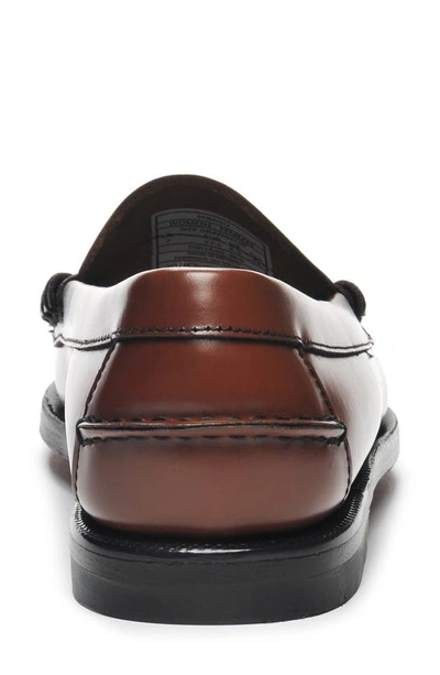 Sebago Dan Casual Lug-sole Penny Loafers In Brown