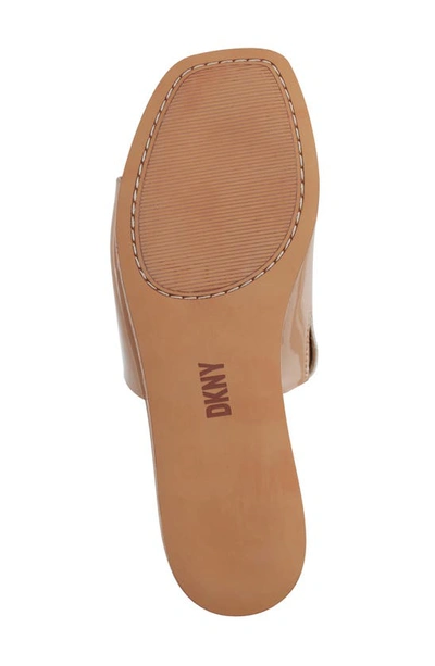 Dkny Adalira Platform Slide Sandal In New Beige