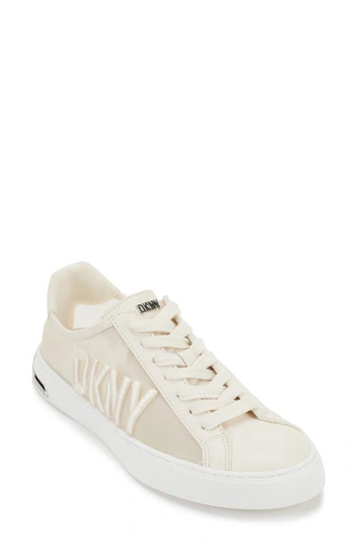 Shop Dkny Sina Mesh Sneaker In Egg Nog