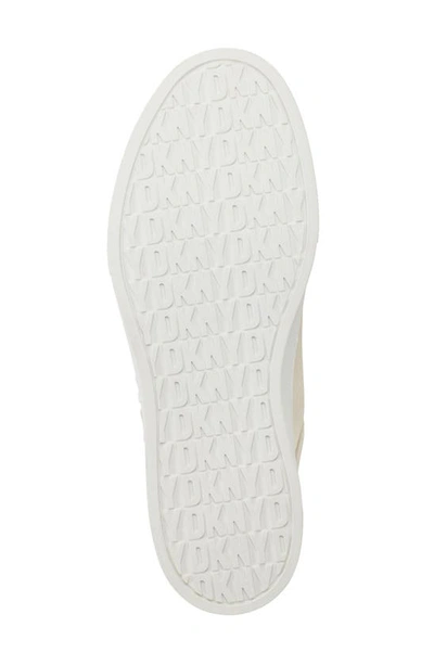 Shop Dkny Sina Mesh Sneaker In Egg Nog