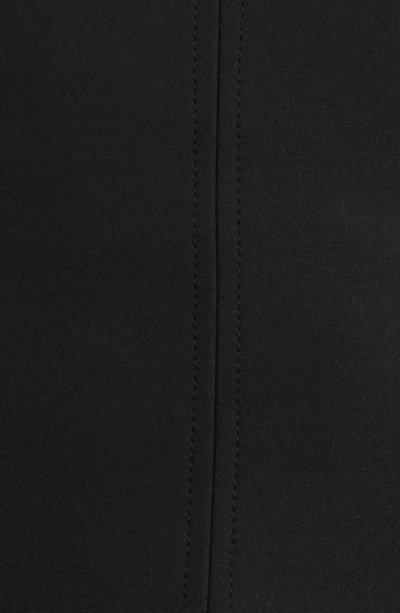 Shop Moschino Crop Cady Bustier Top In Black