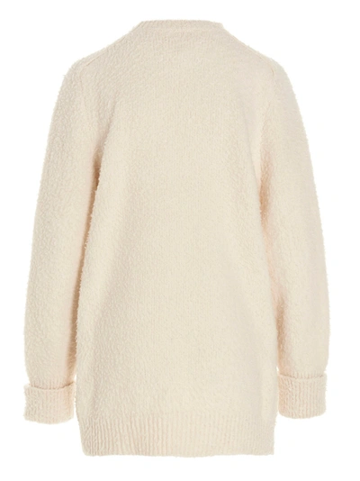 Shop Maison Margiela Fur-effect Sweater
