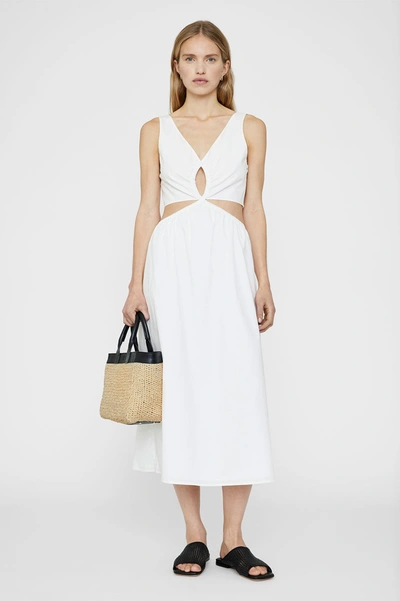Shop Anine Bing Dione Dress In White