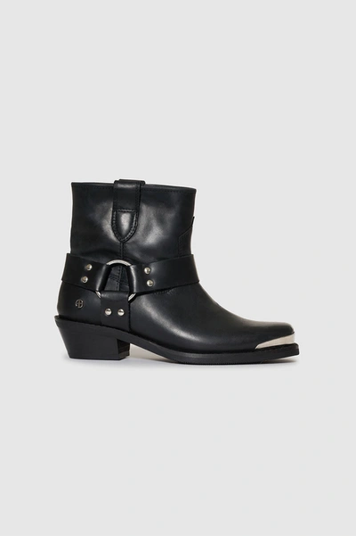 Shop Anine Bing Mid Ryder Boots In Black
