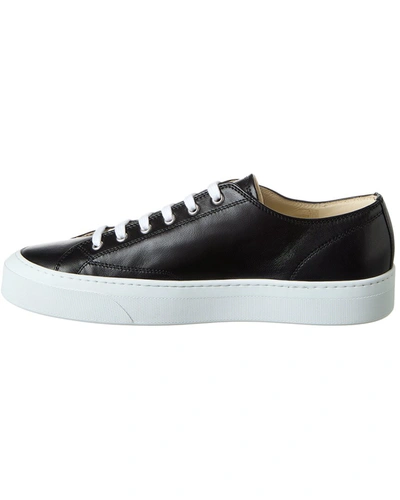 Shop Common Projects Tournament Low Leather Sneaker In Black
