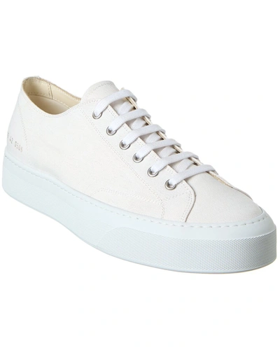 Shop Common Projects Tournament Low Canvas Sneaker In White