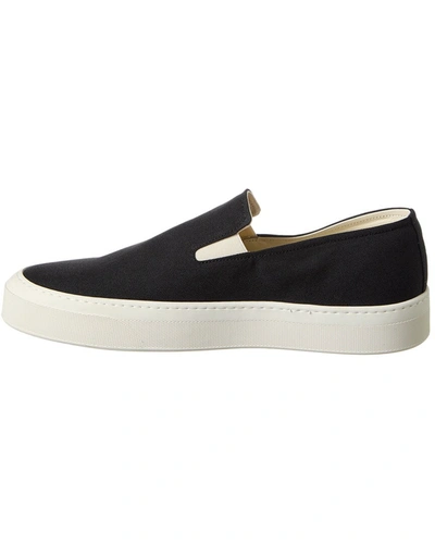 Shop Common Projects Canvas Slip-on Sneaker In Black