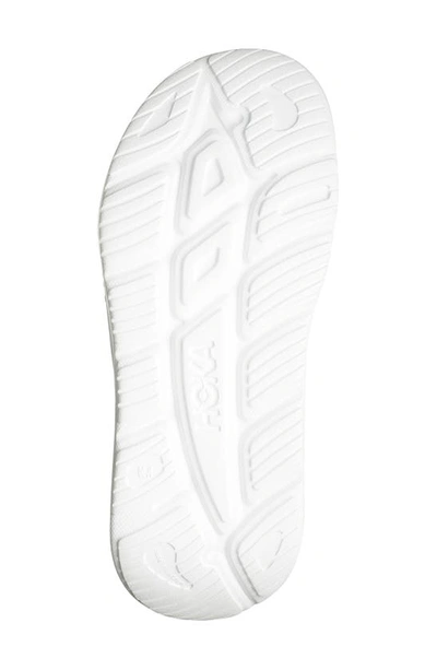 Shop Hoka Gender Inclusive Ora Recovery Slide 3 Sandal In White / White